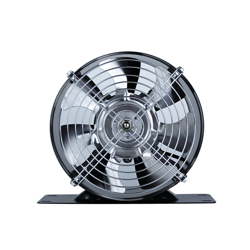 Uituitlaatventilator met desktopkeuken met basis, verticale uitlaatventilator