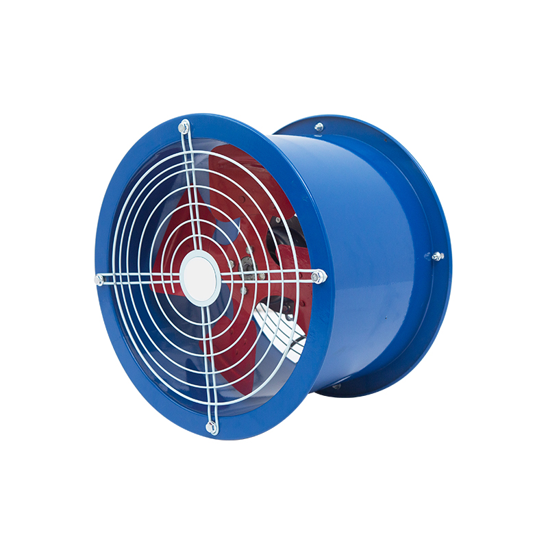 Lage ruis geleide axiale stroomventilator, wand gemonteerd axiale stroom cirkelvormige industriële ventilatie uitlaatventilator